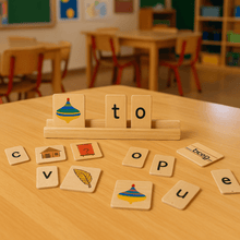 Load image into Gallery viewer, Brilla Wooden Learning Educational Say and Spell Puzzle - Brilla: One-Stop Solution for Preschool Resources
