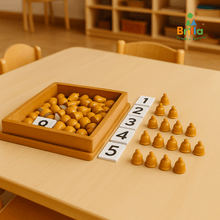 Load image into Gallery viewer, Montessori Materials - Cards and Counters for Kids 4+
