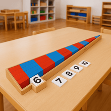 Load image into Gallery viewer, Montessori Materials for Early Learning - Number Rods &amp; Cards
