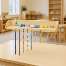 Load image into Gallery viewer, Montessori Materials - Arrows, Squares, Chains with Stand for Learning
