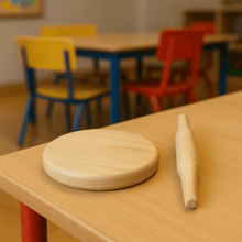 Load image into Gallery viewer, Montessori material Chakla Belan for Practical Life Exercises - Brilla: One-Stop Solution for Preschool Resources
