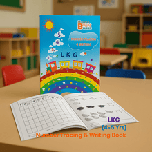 Load image into Gallery viewer, Preschool Books for LKG -Bright Book of Number Tracing (Activity Book) - Brilla: One-Stop Solution for Preschool Resources
