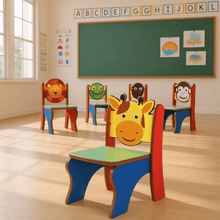 Load image into Gallery viewer, Brilla Wooden Kids Chairs - Brilla: One-Stop Solution for Preschool Resources
