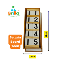 Load image into Gallery viewer, Montessori Materials: Montessori Seguin Board Teen for Early Learning
