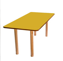 Load image into Gallery viewer, Brilla Wooden Classroom Table (6 Seater - Rectangle shape) for Preschools
