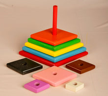 Load image into Gallery viewer, Build A Tower Stacking Tower for Kids
