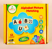 Load image into Gallery viewer, Wooden Alphabet Learning Toy Alphabet Picture Matching
