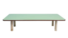 Load image into Gallery viewer, Brilla Wooden Montessori/Activity Chowki (6 Seater - Rectangle shape) for Preschools (Green Color)
