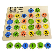 Load image into Gallery viewer, Wooden Learning Educational Alphabet Toys - Capital &amp; Small Letters Matching
