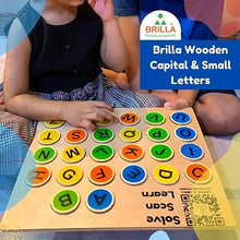 Load image into Gallery viewer, Wooden Learning Educational Alphabet Toys - Capital &amp; Small Letters Matching
