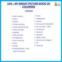 Load image into Gallery viewer, LKG - My Bright Picture Book of Coloring
