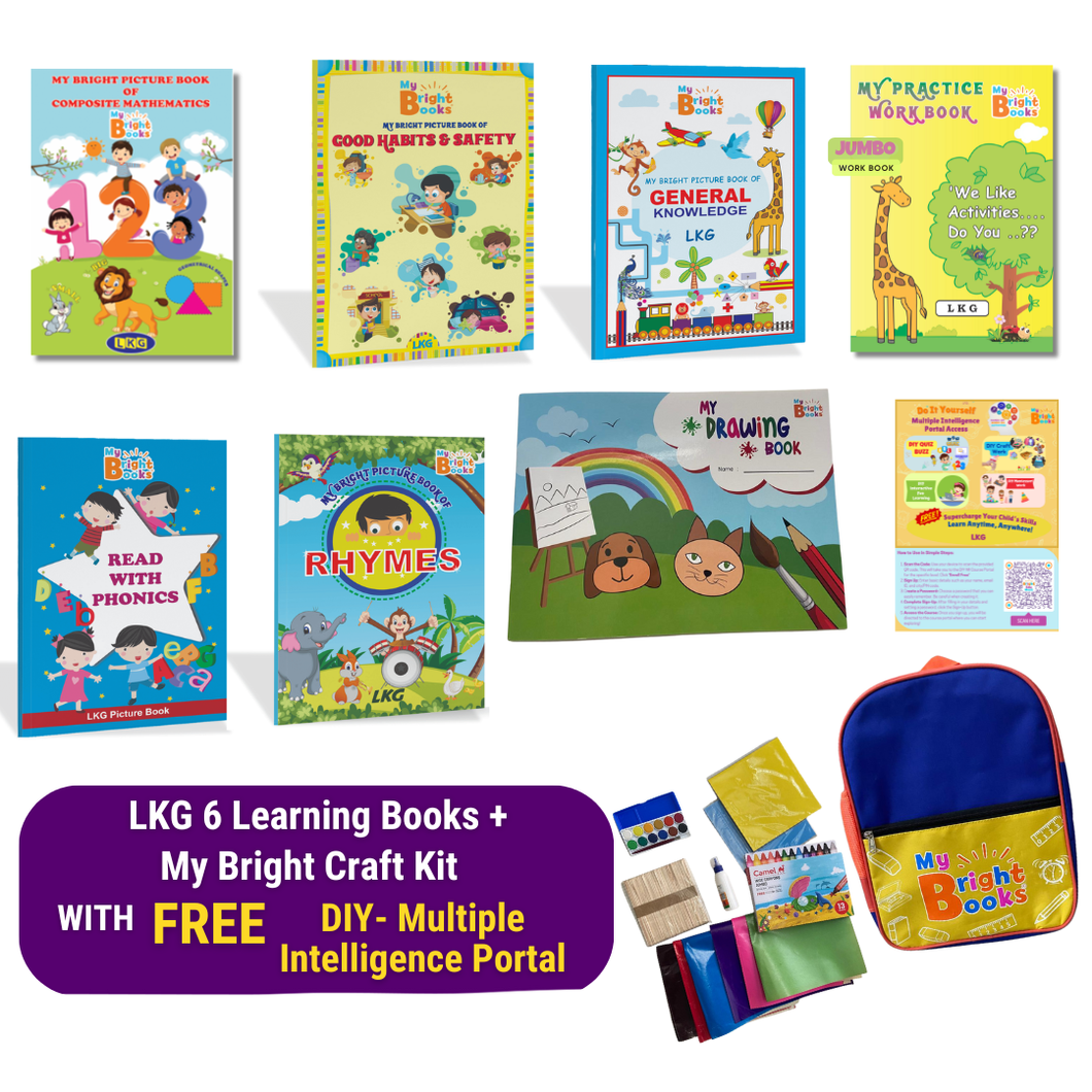 Preschool Books for LKG Book Set T4 (4 to 5 Years), | Preschool