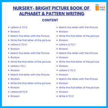 Load image into Gallery viewer, Nursery - Alphabet &amp; Pattern Writing (Activity Book)
