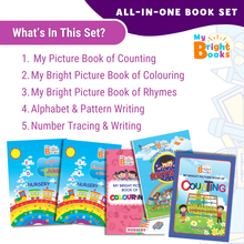 Load image into Gallery viewer, Nursery Class Books Set T2 - Complete Nursery Syllabus Ages 3-4
