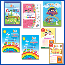 Load image into Gallery viewer, Nursery Class Books Set T2 - Complete Nursery Syllabus Ages 3-4
