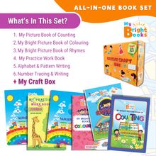 Load image into Gallery viewer, Nursery Book Set T4 Ultimate for 3-4 Year Olds with Craft Kit
