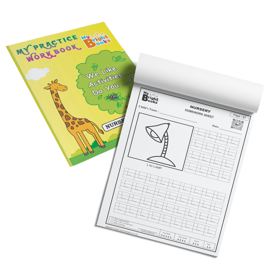 NURSERY- MY PRACTICE WORK BOOK