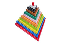 Load image into Gallery viewer, Build A Tower Wooden Stacking Tower for Kids (Triangle)

