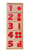 Load image into Gallery viewer, Brilla Wooden Educational Learning Counting Dot Pairing Set
