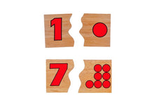Load image into Gallery viewer, Brilla Wooden Educational Learning Counting Dot Pairing Set
