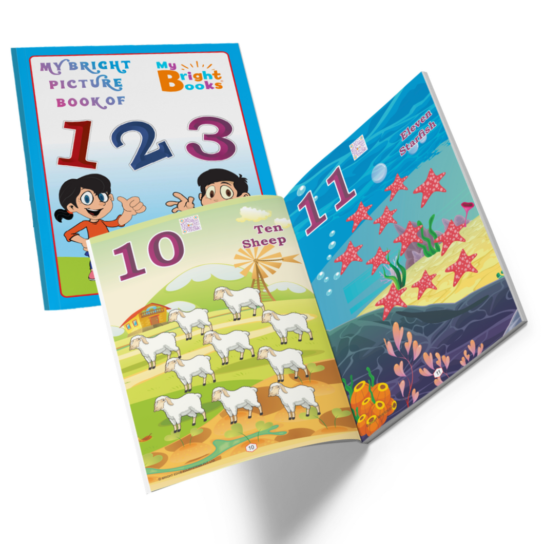 PLAYGROUP- MY BRIGHT BOOK OF 123