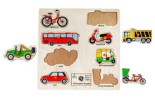 Load image into Gallery viewer, Wooden Educational Puzzle - Learning Transportation with Scan &amp; Learn
