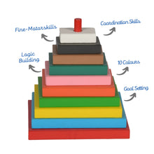Load image into Gallery viewer, Build A Tower Stacking Tower for Kids
