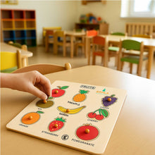 Load image into Gallery viewer, Brilla Wooden Puzzle : Educational Learning Fruits with Scan and Learn. - Brilla: One-Stop Solution for Preschool Resources
