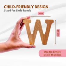 Load image into Gallery viewer, Wooden Jumbo English Alphabet Uppercase in Wooden Box
