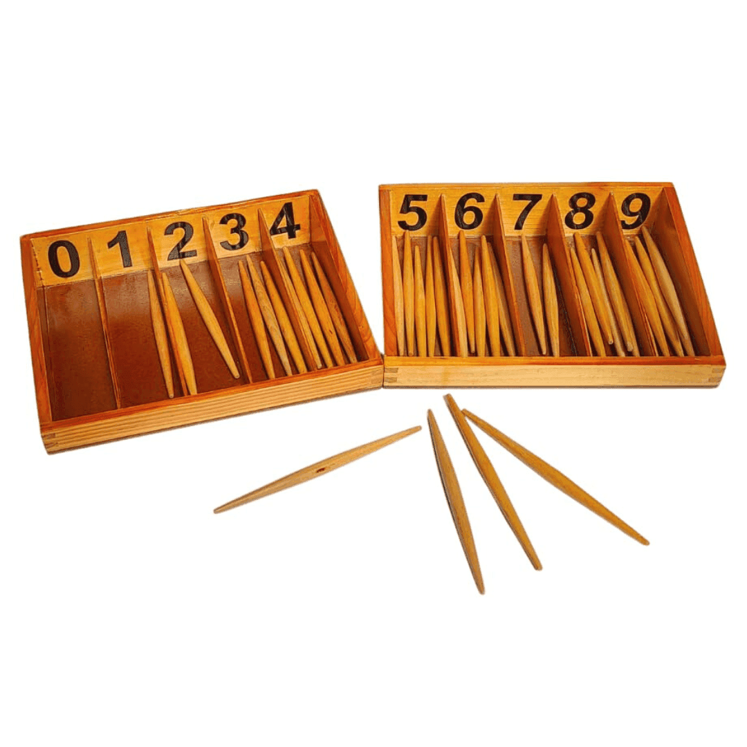 Spindle Box Montessori – Brilla Montessori Material for Maths Activity ...