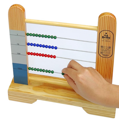 Preschool Montessori 4-Row Bead Frame