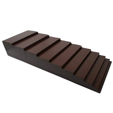 Load image into Gallery viewer, montessori brown stairs for sensorial learning broad wooden material kids bis certified premium made in india best quality materials early childhood education bangalore manufacture supplier
