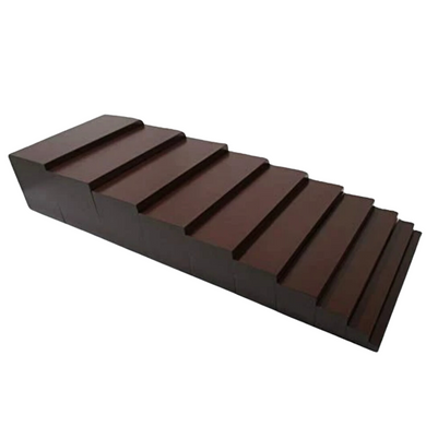 montessori brown stairs for sensorial learning broad wooden material kids bis certified premium made in india best quality materials early childhood education bangalore manufacture supplier