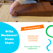 Load image into Gallery viewer, Montessori Brown Stairs or Montessori Broad Stairs
