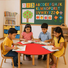 Load image into Gallery viewer, Montessori Materials - Durable Wooden Round Table for Kids 2-6 yrs - Brilla: One-Stop Solution for Preschool Resources
