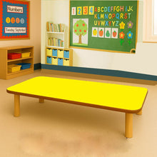 Load image into Gallery viewer, Brilla Wooden Montessori/Activity Chowki (6 Seater) for Preschools - Brilla: One-Stop Solution for Preschool Resources
