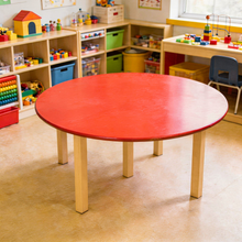 Load image into Gallery viewer, Montessori Materials - Durable Wooden Round Table for Kids 2-6 yrs
