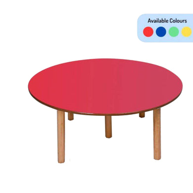 Montessori Materials - Durable Wooden Round Table for Kids 2-6 yrs - Brilla: One-Stop Solution for Preschool Resources
