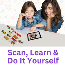 Load image into Gallery viewer, Wooden Educational Puzzle - Learning Transportation with Scan &amp; Learn
