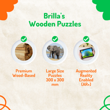 Load image into Gallery viewer, Brilla Wooden Puzzle on National Symbols of India montessori toys educational toys Wooden Puzzle Wooden National symbols Of India Puzzle for Kids Best Montessori Material for Kids  Best Montessori Wooden Mouse Puzzle for Kids and Preschoolers Best Montessori Material In India  Best Montessori Material In Bangalore The Best Brilla Wooden National symbols Puzzle for Kids Brilla Educational toys  buy Montessori Material buy Wooden National Symbols Puzzle materials for kids
