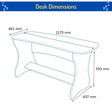 Load image into Gallery viewer, Brilla Premium Classroom Wooden Desk &amp; Bench (3 Seater)
