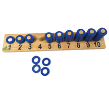 Load image into Gallery viewer, Brilla Montessori Number Ring Stacker
