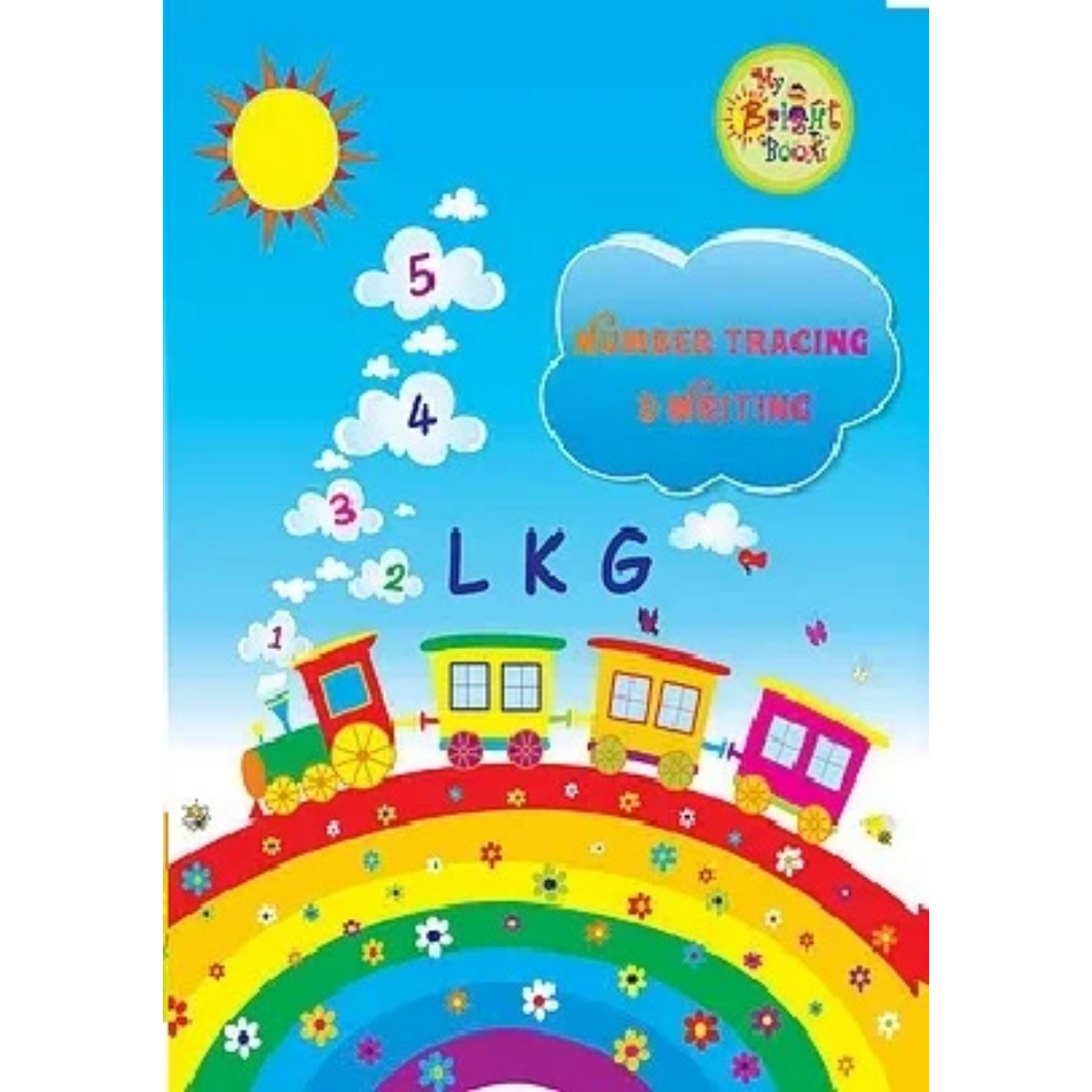 LKG- BRIGHT BOOK OF NUMBER TRACING  ( ACTIVITY BOOK)