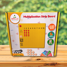 Load image into Gallery viewer, Multiplication Strip Board Best Montessori Board for kids Educational Toys Best Montessori Multiplication Board in Bangalore 
