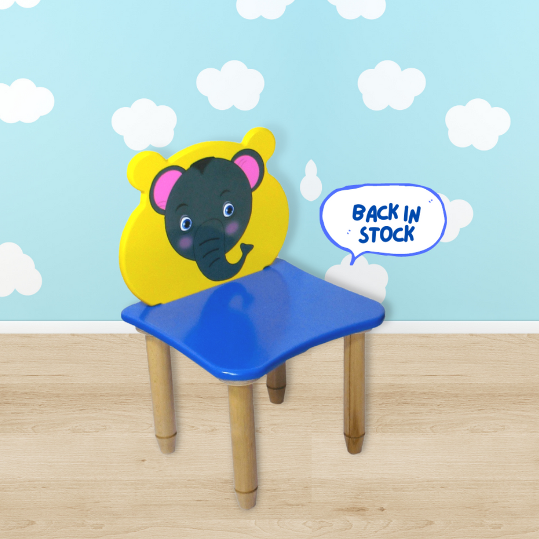 Wooden Kids Chair for 2 to 6 years(Blue)