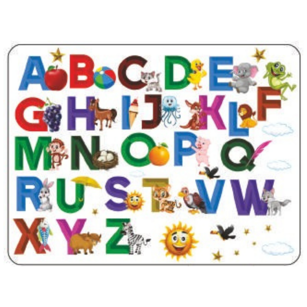 Wooden Alphabet Cutouts (40 items)