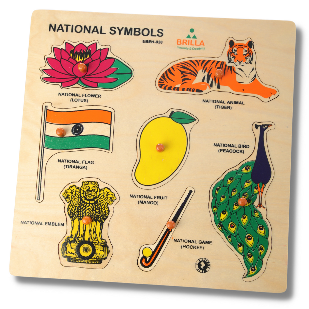 Brilla Wooden Puzzle on National Symbols of India montessori toys educational toys Wooden Puzzle Wooden National symbols Of India Puzzle for Kids Best Montessori Material for Kids  Best Montessori Wooden Mouse Puzzle for Kids and Preschoolers Best Montessori Material In India  Best Montessori Material In Bangalore The Best Brilla Wooden National symbols Puzzle for Kids Brilla Educational toys  buy Montessori Material buy Wooden National Symbols Puzzle materials for kids