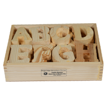 Load image into Gallery viewer, Brilla English Alphabet - Uppercase in Wooden Box Best Educational Wooden Alphabets Box for Kids Best Montessori Material for Kids  Best Montessori Wooden Alphabets Learning Box for Kids and Preschoolers Best Montessori Material In India  Best Montessori Material In Bangalore The Best Brilla Wooden Alphabets Learning Box for Kids Brilla Educational toys  buy Montessori Material buy Wooden Alphabets Learning Box materials for kids

