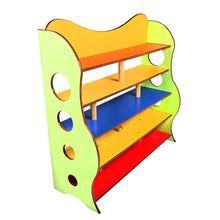 Load image into Gallery viewer, Brilla Wooden Classroom Rack for Preschools (Green Color)
