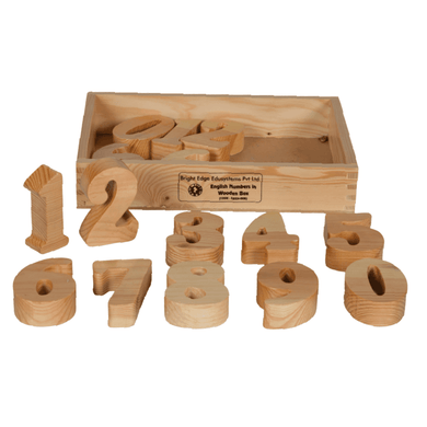 Brilla English Alphabet - Uppercase in Wooden Box & Numbers in Wooden Box - Brilla: One-Stop Solution for Preschool Resources